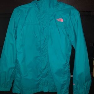 The North face rain coat